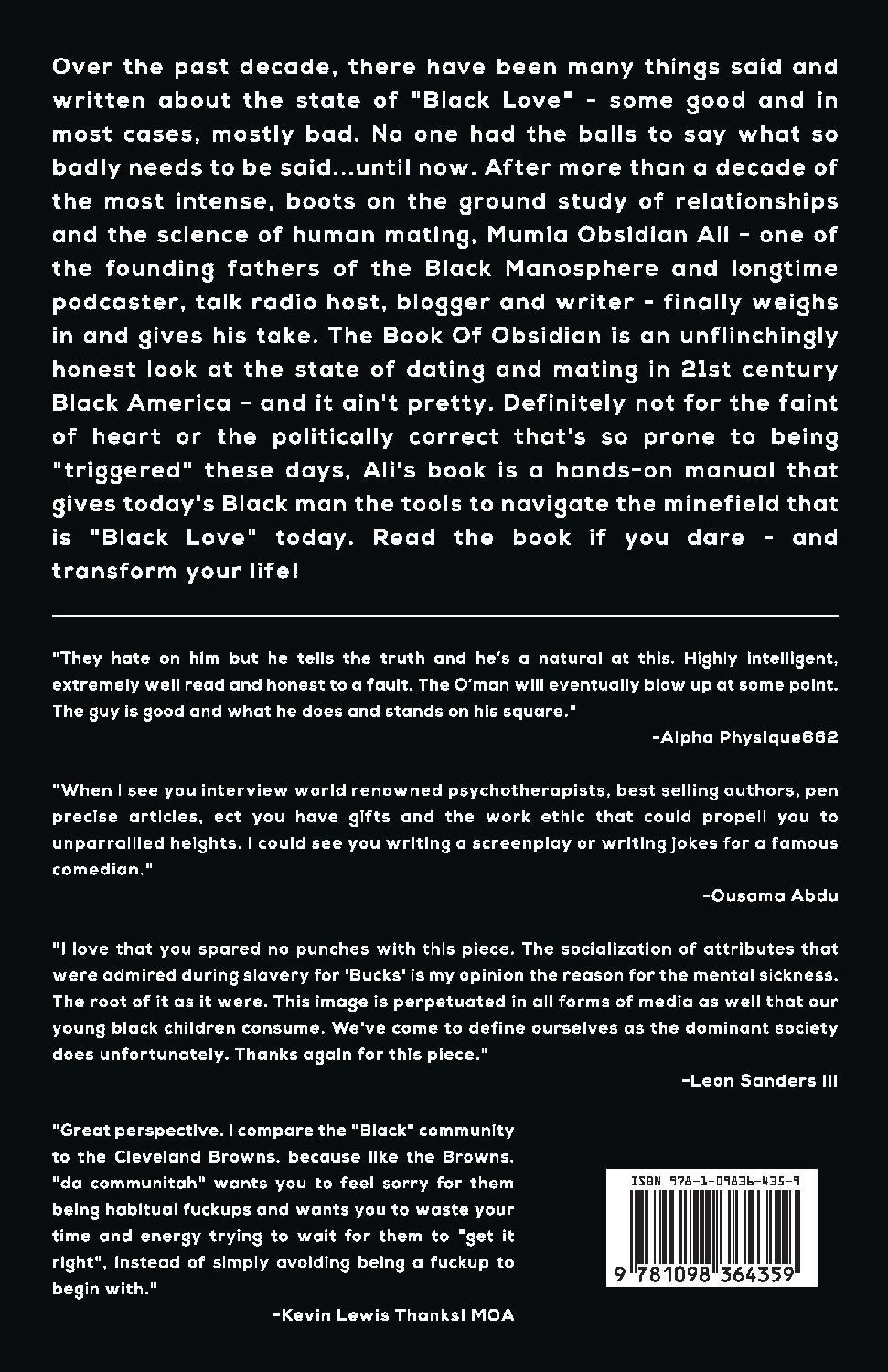 THE BOOK OF OBSIDIAN: A Manual for the 21st Century Black American Gentleman